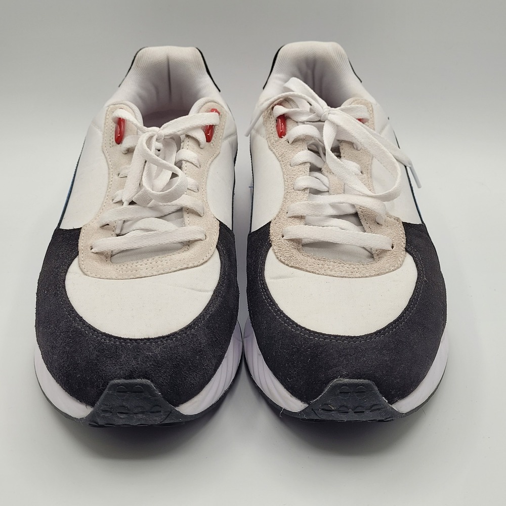 Puma Wild Rider Rollin Sneakers Mens Size 12 White Black Red Blue 381517-04 - Picture 4 of 9